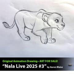 "Nala Live 2025 #3" Original Drawing