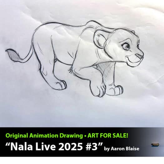 "Nala Live 2025 #3" Original Drawing