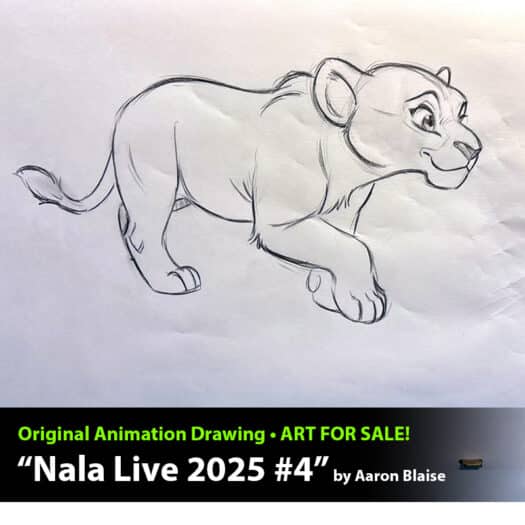 "Nala Live 2025 #4" Original Drawing