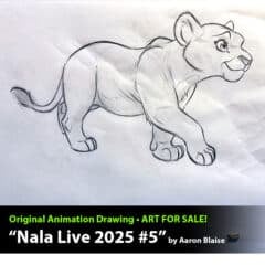"Nala Live 2025 #5" Original Drawing