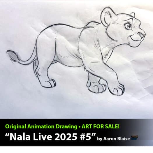"Nala Live 2025 #5" Original Drawing