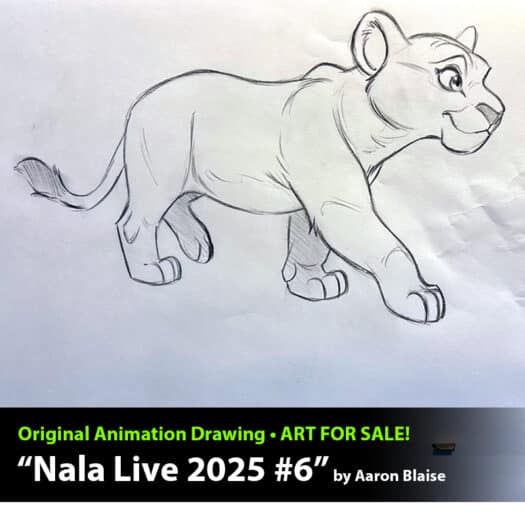 "Nala Live 2025 #6" Original Drawing