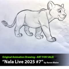 "Nala Live 2025 #7" Original Drawing
