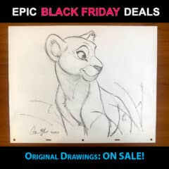 "Nala Posing in Grass 2025" Original Drawing