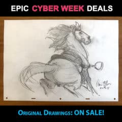 "Dynamic Horse" Original Drawing 2025