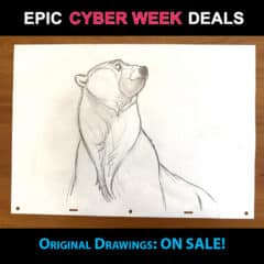 "Glen Drawing #4" Snow Bear Demo Drawing