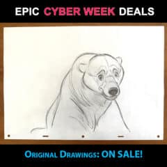 "Glen Drawing #1" Snow Bear Demo Drawing