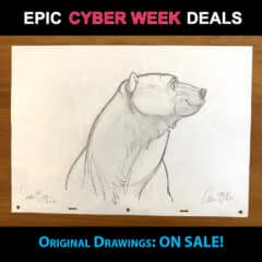 "Glen Looking Left" Original Drawing 2025