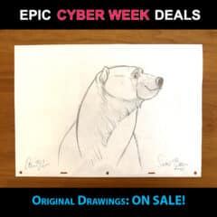 "Glen Looking Left" Original Drawing 2025