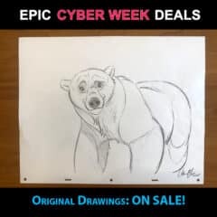 "Glen the Polar Bear" Original Drawing 2025