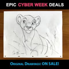 "Nala the Cub" Original Drawing