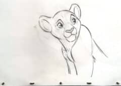 "Nala Drawing #1" 2026 Original Drawing