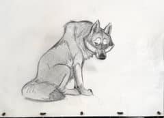 "The Wolf #5" 2026 Original Drawing