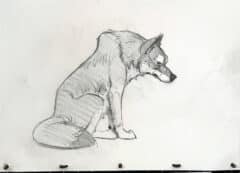 "The Wolf #2" 2026 Original Drawing
