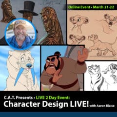 LIVE: Character Design Workshop with Aaron Blaise (2 Day Event)