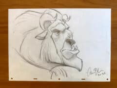 "The Beast in Profile" 2026 Original Drawing