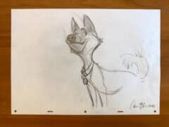 "Happy Dog" 2026 Original Drawing