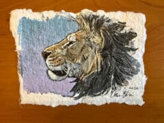 "Noble Lion" 2026 Painting