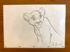 "Nala Drawing #4" 2026 Original Drawing
