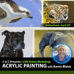 LIVE Workshop: Acrylic Painting with Aaron Blaise - April 24th, 2026