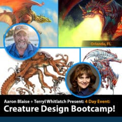 LIVE Creature Design Bootcamp (July 30th - Aug 3rd)