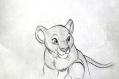 "Nala Live Demo #3" 2026 Original Drawing