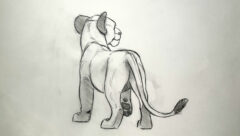 "Nala Drawing Demo #1" 2026 Original Drawing