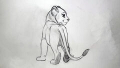 "Nala Drawing Demo #2" 2026 Original Drawing