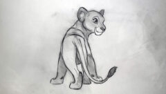 "Nala Drawing Demo #3" 2026 Original Drawing