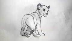 "Nala Drawing Demo #4" 2026 Original Drawing