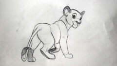 "Nala Drawing Demo #5" 2026 Original Drawing
